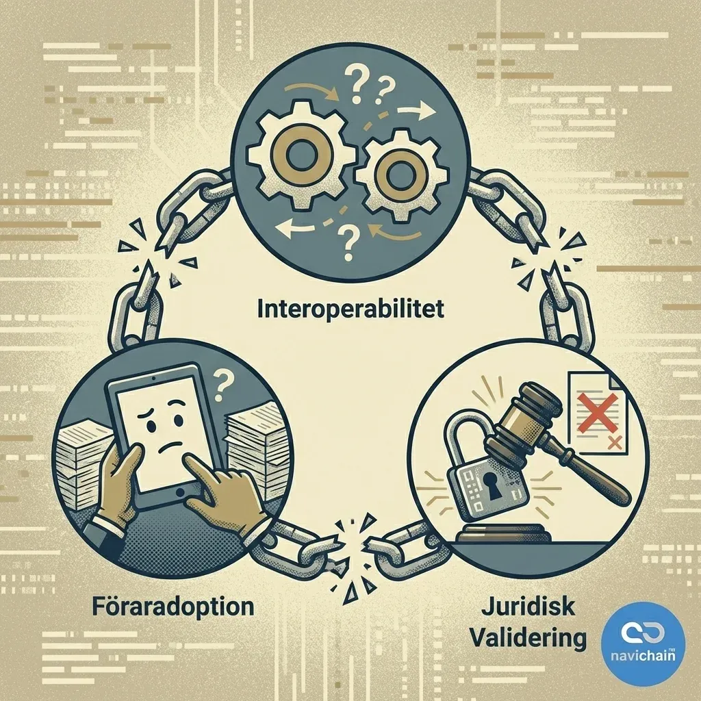 Truck and digital interface depicting e-CMR implementation challenges in UK logistics.