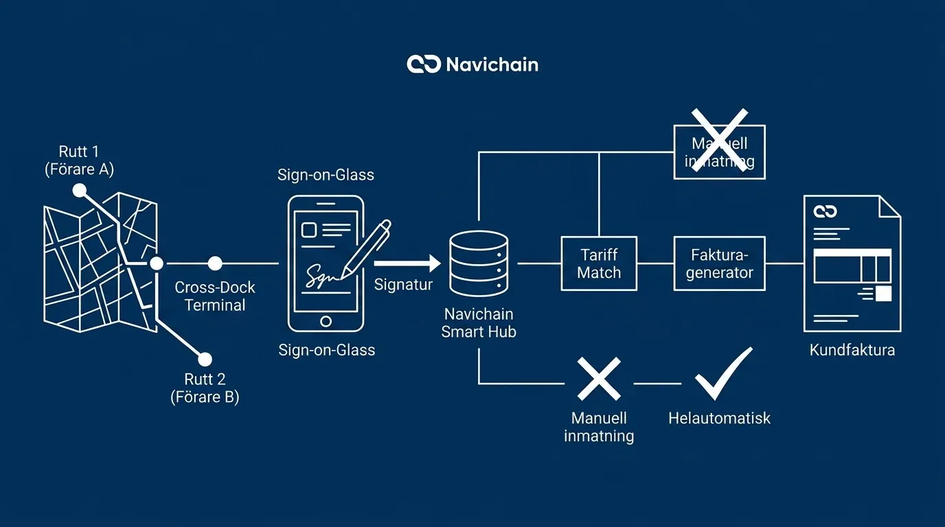 Schematic view of the automated inbound invoicing flow